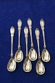 Dänisch Silberbesteck, Set von 6 Kaffeelöffel aus 
vergoldet Silber