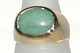 Guldring med Grøn sten
Ring size 53