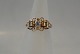 Guldring med Zirkon
Size 53
