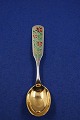 Michelsen Christmas spoon 1955 of Danish gilt 
sterling silver