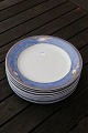 Magnolia Blue Danish porcelain, luncheon plates 
22cm