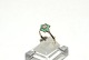 Ladies Ring with Green Emeralds in 14 Carat 
Size 60