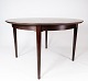 Dining table in rosewood of designed by Arne Vodder from the 1960s.
