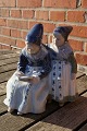 Royal Copenhagen Figurines No 1395, Pair of Amager girls