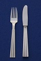 Derby No 7 Danish silver flatware, settings 
luncheon cutlery of 2 items
