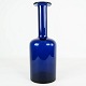 Vase of dark blue glass designed by Otto Bauer for Holmegaard.50000m2 showroomGreat condition26.5 x 9 cm