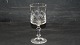 Port wine glass Offenbach Crystal glass.Height 12 cm