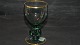 Hvidvinsglas Grøn #Gisselfeldt Glas fra Holmegård glasværk. Design: Jakob E. Bang, Holmegaard 1933-1970.