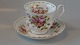 Kaffekop med underkop  "Juni" Royal Albert Månedstel Engelsk StelBlomstermotiv :Rosesweb 11350  SOLGT