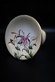 Antique 1800 century cake stand from Bing & Grondahl with hand-painted lilies...