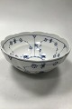 Royal Copenhagen Musselmalet Riflet Salatskål No. 191