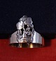 The little Mermaid child's napkin ring of Danish solid silver