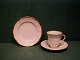 Offenbach with gold Danish porcelain, settings 
coffee of 3 items