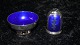 Salt and pepper shaker set Silver
Height 4 cm Pepper
Height 2.3x5 cm Salt shaker
