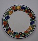 Golden Summer Danish faience porcelain, cake plates 17cm