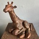 Horizontal Giraffe of ceramic