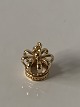 Kongekrone Charms / Vedhæng i 14 karat guld 
Højde 21,83 mm