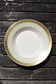 Dagmar with gold Danish porcelain, soup plates 24.5cms. OFFER for more.