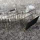 Newspaper holders in metal.
DKK 300 per piece
