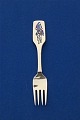 Michelsen Christmas fork 1966 of Danish gilt sterling silver