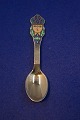 Michelsen Weihnachtskaffeelöffel 11cm 1982 aus dänisch vergoldet Sterlingsilber.