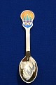 Michelsen Christmas spoon 1979 of Danish gilt sterling silver