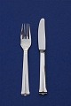 Sparta Danish silver flatware, setting luncheon cutlery of 2 pieces