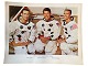Originalt NASA farveoffsetfotografi fra Apollo 7 
månemissionen i oktober 1967.