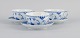 Royal Copenhagen, Blue Fluted half lace, three pairs of large teacups.Model 1/656
