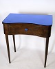 Dame Skrivebord, Mahogni, blå gladplade, 1920
