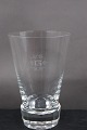 Danish freemason glasses, beer glasses engraved 
with freemason symbols, on an edge-cutted  foot