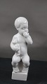 Bing & Grondahl Denmark blanc de chine figurine No 

2231, Adam with teddy bear