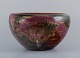 Emile Gallé (1846-1904), French artist and designer. Colossal Art Nouveau ceramic vase of museum quality. Rare item.