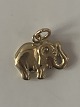 Elefant Charms / Vedhæng i 14 karat guld 
Højde 17,98 mm