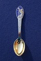 Michelsen Christmas spoon 1935 of Danish partial gilt silver