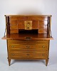 Secretary - Elm wood - Intarsia of Fruit wood - Brass Handle - 1810Great condition