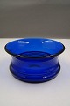 Holmegaard Danish art-glass, elegant bowl of dark blue glass