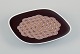 Natale Sapone for Rosenthal, Germany.Large square porcelain platter with a geometric pattern.