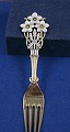 Michelsen Christmas fork 1929 of Danish gilt 
sterling silver