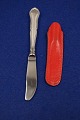 Rita Danish solid silver flatware, bag knife 12.5cm with red case