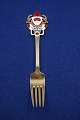 Michelsen Christmas fork 1952 of Danish gilt sterling silver