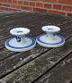 Trankebar Danish faience porcelain, Pair of Candlesticks