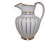White Curved with  gold edge
Large and rare pitcher for punch