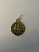 Gemini zodiac sign Charms / Pendant in 14 carat gold
Height 19.98 mm