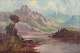 Peter Graham (1836-1921), Scottish painter, oil on canvas. Scottish Highlands.