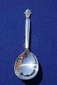 Acanthus Georg Jensen Danish sterling silver flatware, serving spoons 20.5cm