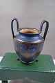 Kähler Danish pottery and ceramics. Beautiful jar 
with 2 handles and beautiful decorated.