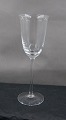 Eclair crystal glassware by Holmegaard, Denmark. 
Red wine  glasses 23cm