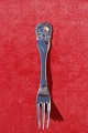 Evald Nielsen child's fork 15.5cm with baby in top from year 1923 of Danish solid silver