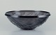 Mario Bellini for Kartell, Italy.Large "Moon" bowl in smoke-colored PMMA plastic.